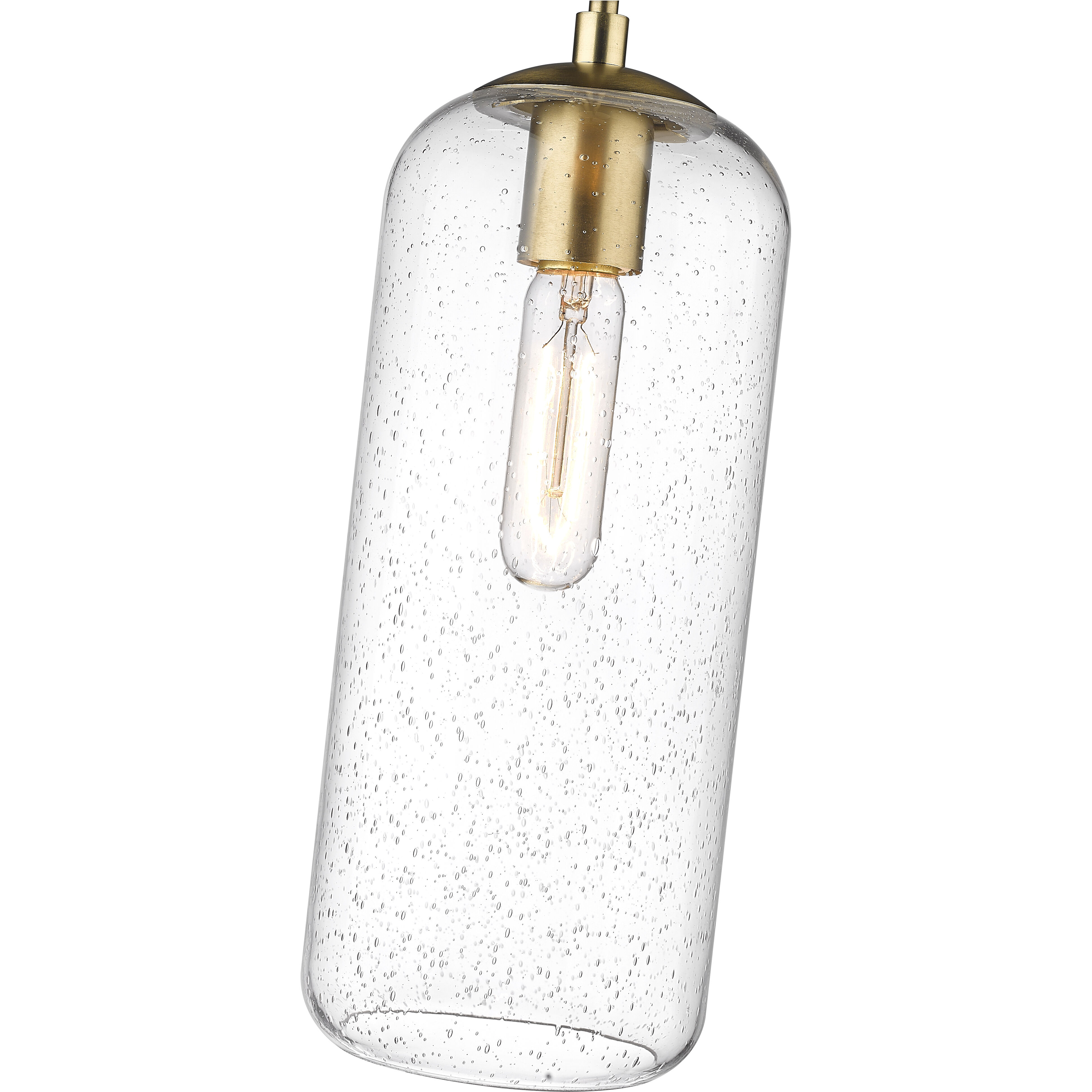 Z-Lite 738P17-HBR Monty 1 Light 5.25 inch Heritage Brass