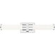 Idris LED 25.5 inch Chrome Bathroom Vanity Wall Light