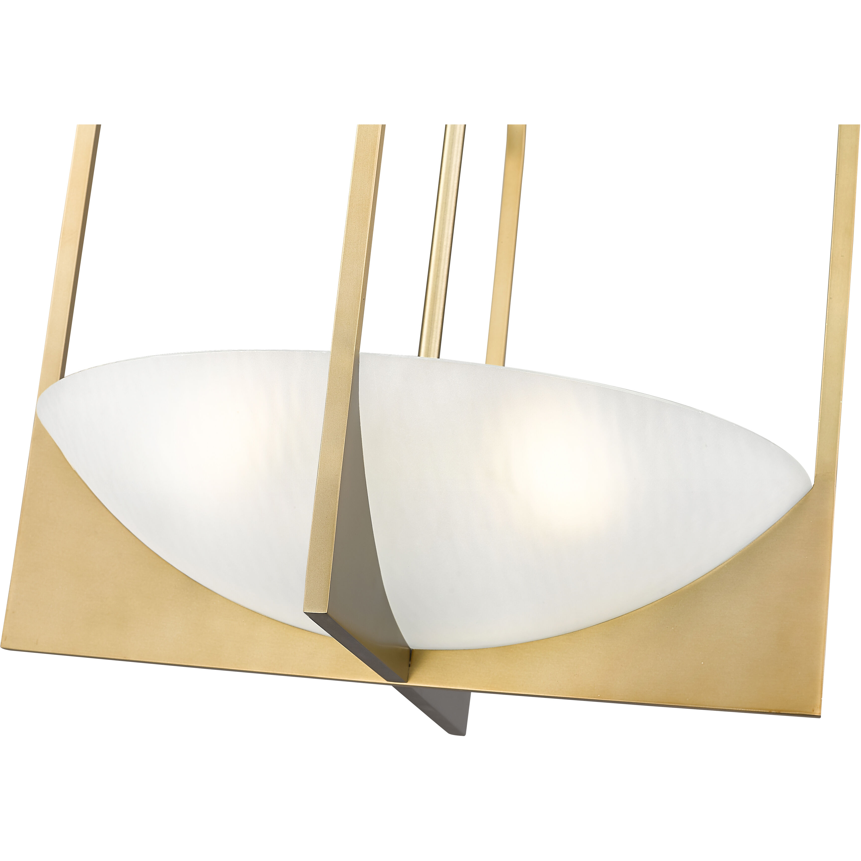Devon 4 Light 18 inch Modern Gold Pendant Ceiling Light