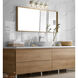 Bennington 4 Light 29.25 inch Brushed Nickel Bathroom Vanity Wall Light