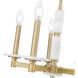 Kaden 5 Light 18 inch Modern Gold Chandelier Ceiling Light