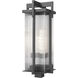 Fortis 3 Light 32.5 inch Sand Black Outdoor Post Mount Fixture