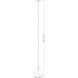 Aria 1 Light 12 inch Modern Gold Pendant Ceiling Light in Modern Gold & Inner White