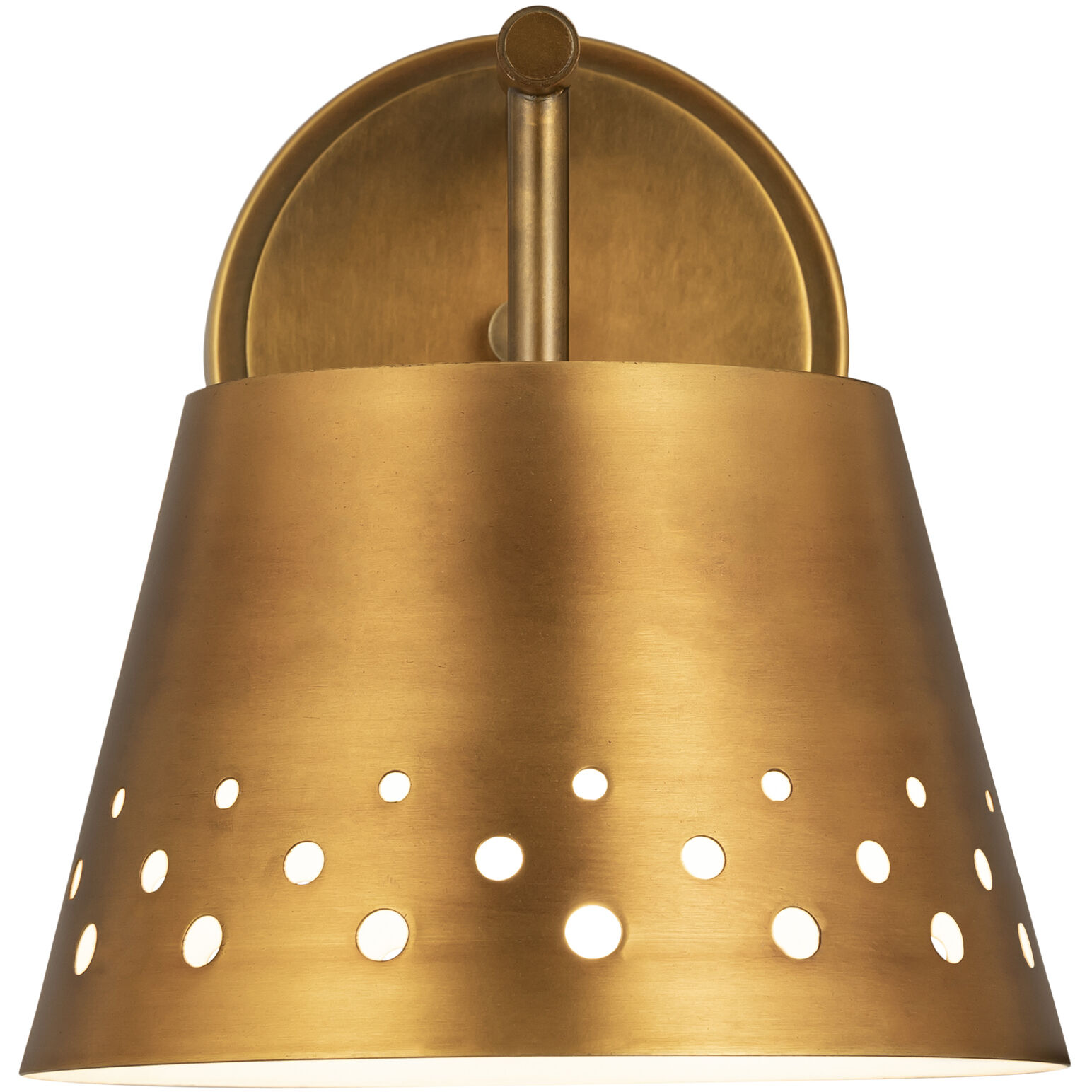 Katie 1 Light 8 inch Rubbed Brass Wall Sconce Wall Light