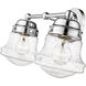 Vaughn 2 Light 15.5 inch Chrome Vanity Wall Light