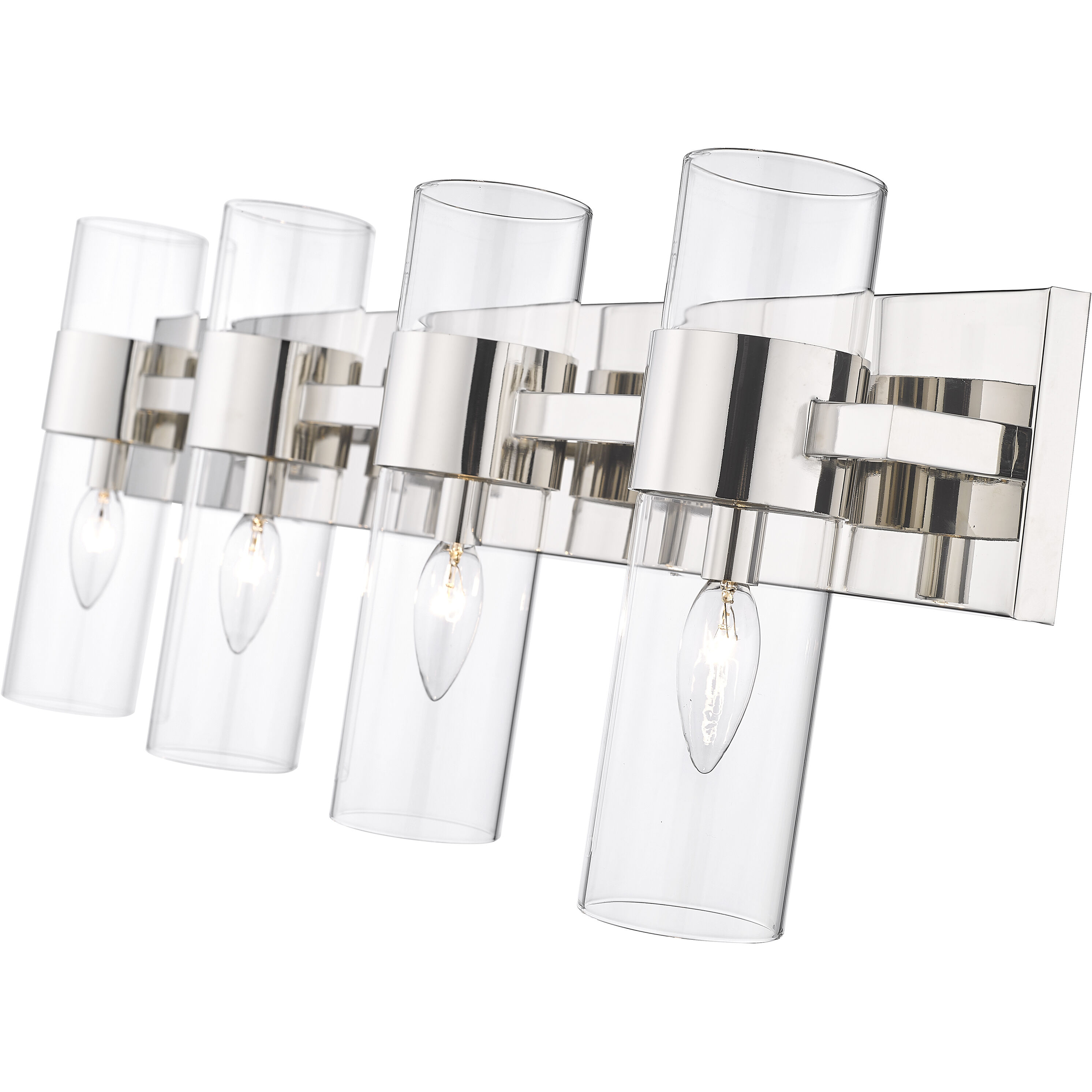 Lawson 4 Light 32 inch Polished Nickel Vanity Wall Light