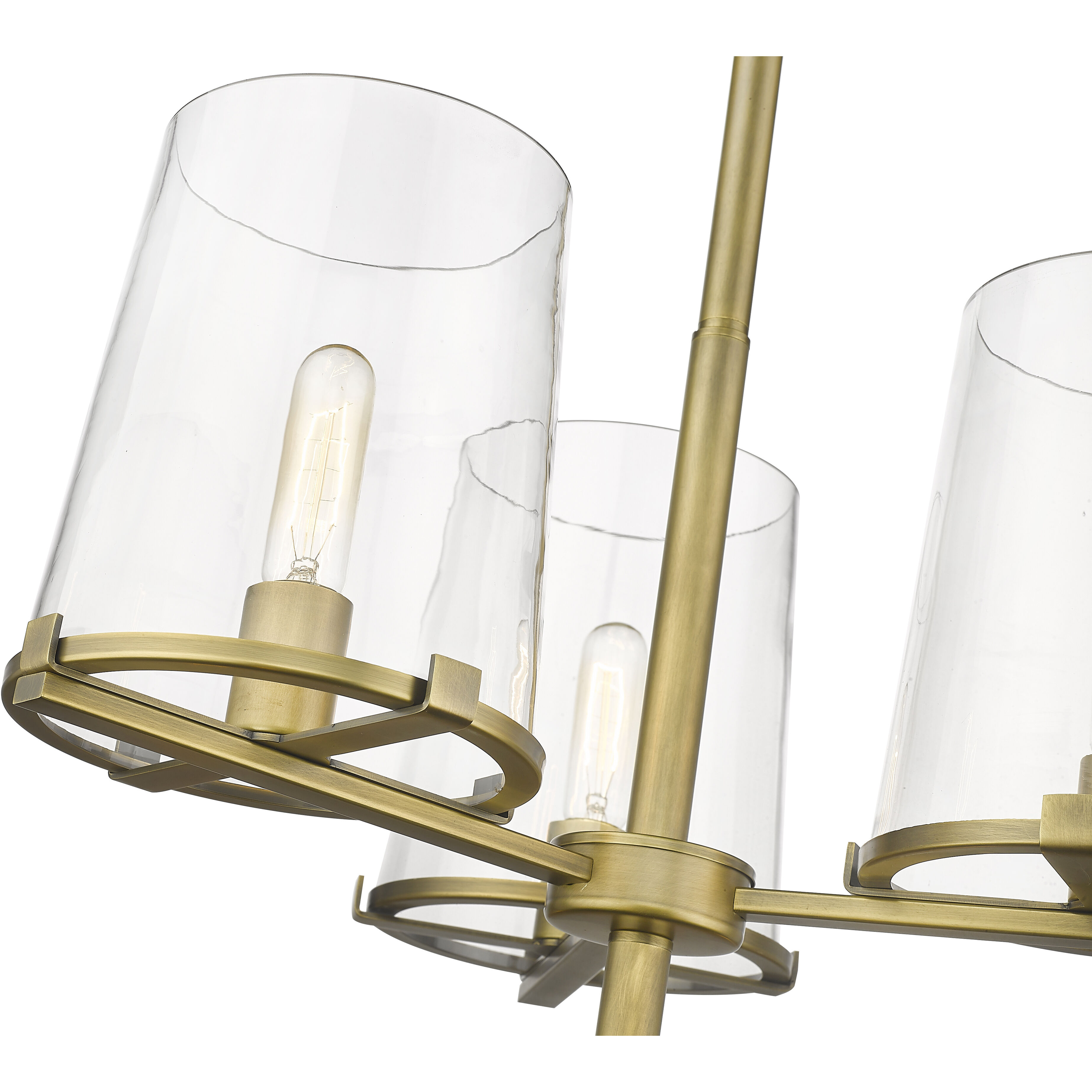 Callista 9 Light 38 inch Rubbed Brass Chandelier Ceiling Light