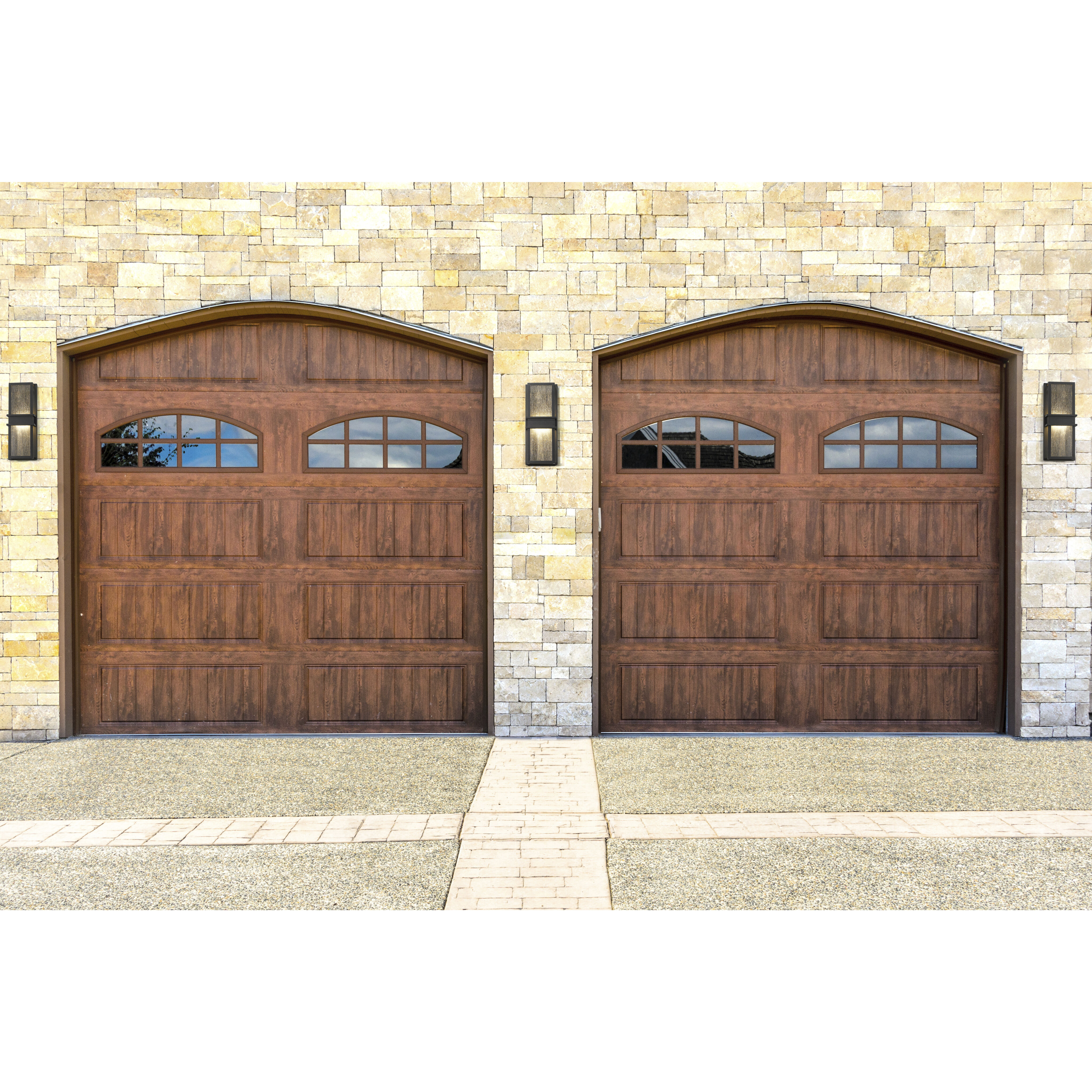 Eclipse LED 18 inch Black Outdoor Wall Light