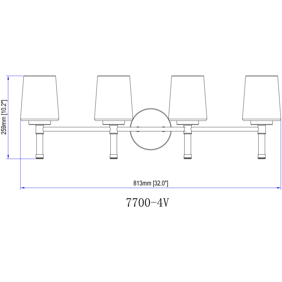 Henri Vanity Wall Light in Brushed Nickel