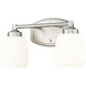 Kendrick 2 Light 14.5 inch Brushed Nickel Bath Vanity Light Wall Light