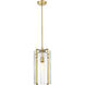 Alverton 1 Light 8 inch Rubbed Brass Pendant Ceiling Light in Rubbed Bronze