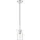 Kira 1 Light 5 inch Chrome Pendant Ceiling Light