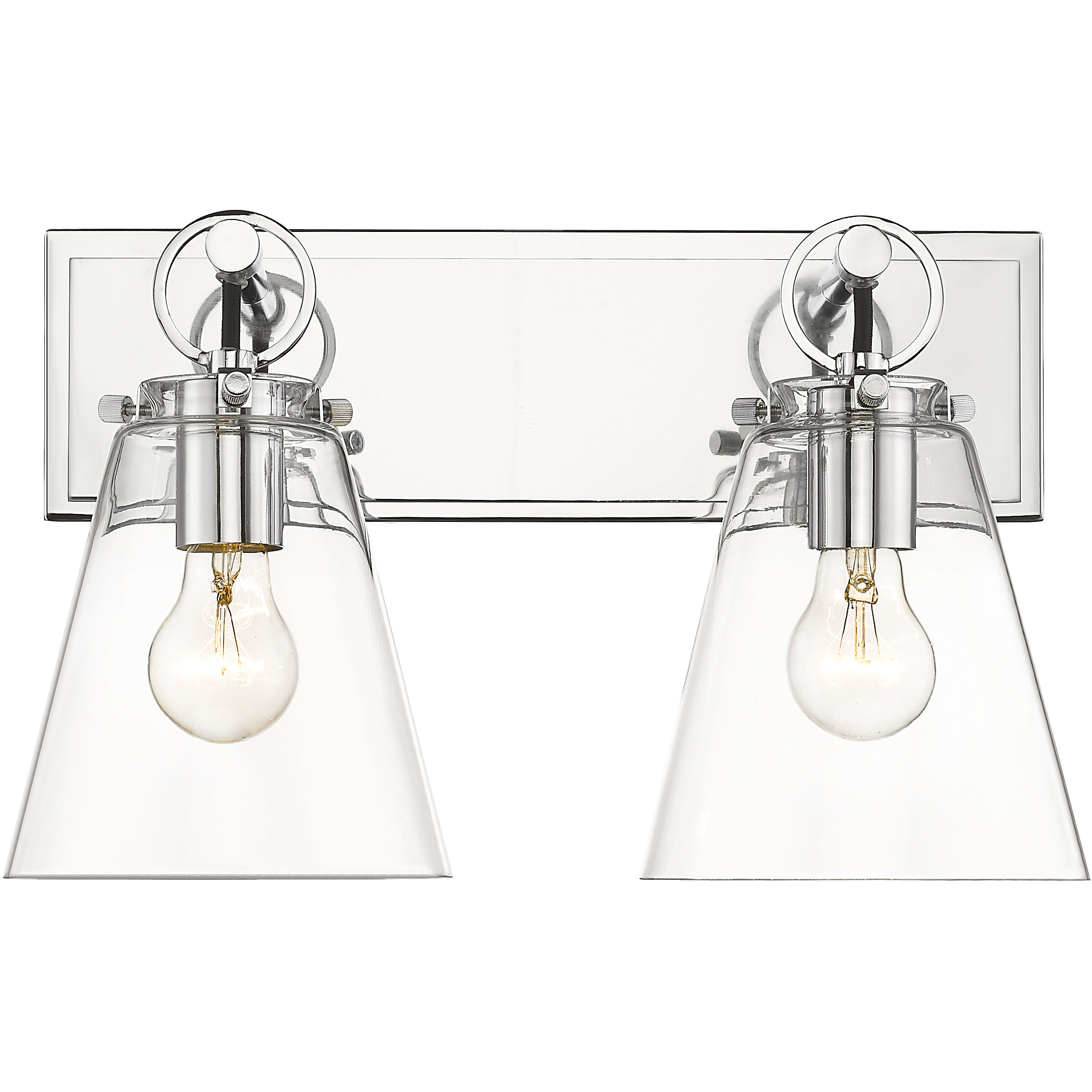 Harper 2 Light 15.5 inch Chrome Vanity Wall Light