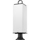 Sana 3 Light 28.5 inch Black Outdoor Pier Mounted Fixture