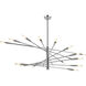Ascension 20 Light 47.5 inch Chrome Chandelier Ceiling Light