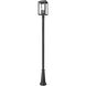 Hartwell 4 Light 116.75 inch Sand Black Outdoor Post Mounted Fixture