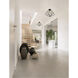 Geo 3 Light 18 inch Matte Black and Chrome Semi Flush Mount Ceiling Light