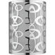 Opal 2 Light 9 inch Chrome Wall Sconce Wall Light