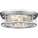 Clarion 4 Light 20.75 inch Polished Nickel Flush Mount Ceiling Light
