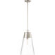 Wentworth 1 Light 11.5 inch Brushed Nickel Pendant Ceiling Light