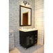Bryant 3 Light 24 inch Matte Black Vanity Wall Light