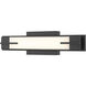 Chase LED 18 inch Matte Black Bath Vanity Light Wall Light