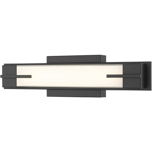 Chase LED 18 inch Matte Black Bath Vanity Light Wall Light