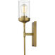 Calliope 1 Light 4.5 inch Foundry Brass Wall Sconce Wall Light