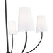 Shannon 5 Light 32 inch Matte Black Chandelier Ceiling Light