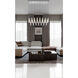 Beau 23 Light 54 inch Brushed Nickel Linear Chandelier Ceiling Light