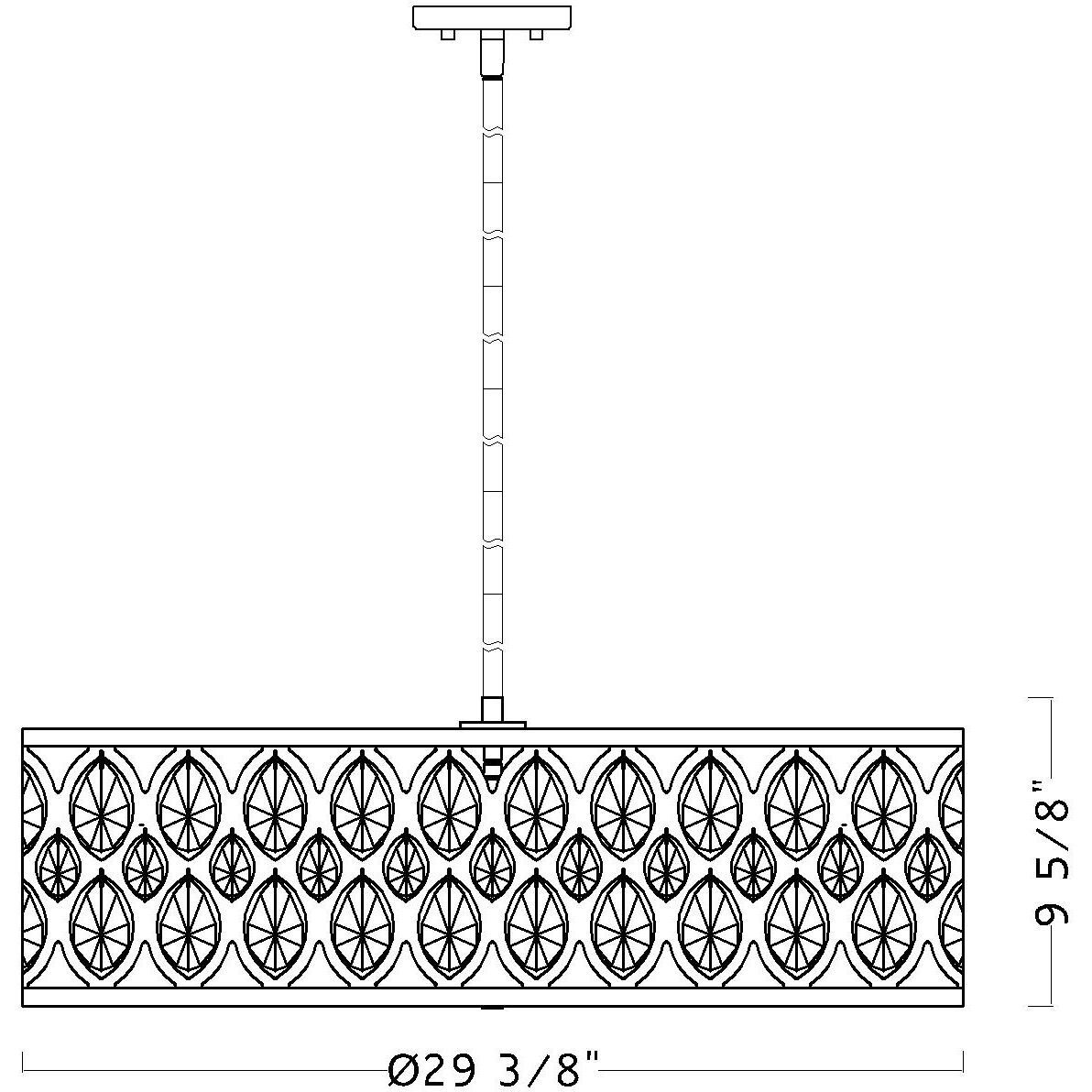 Dealey 8 Light 30.25 inch Heirloom Brass Chandelier Ceiling Light