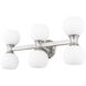 Artemis 6 Light 25 inch Brushed Nickel Vanity Wall Light