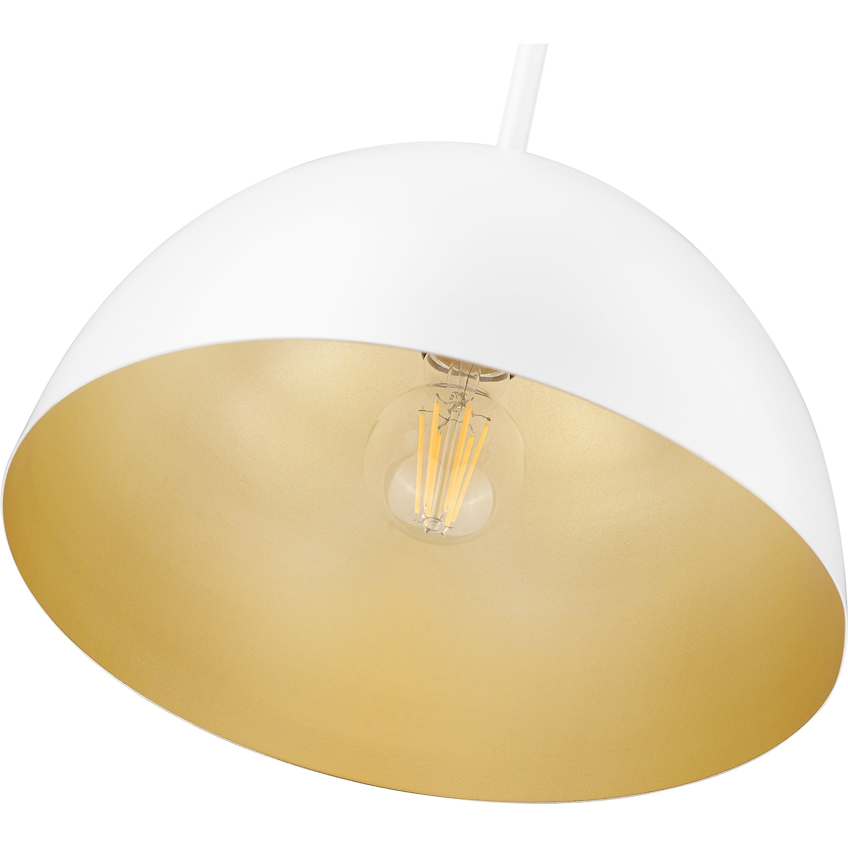 Vega Pendant Ceiling Light in Matte White