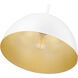 Vega Pendant Ceiling Light in Matte White