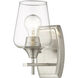 Joliet 1 Light 5 inch Brushed Nickel Wall Sconce Wall Light