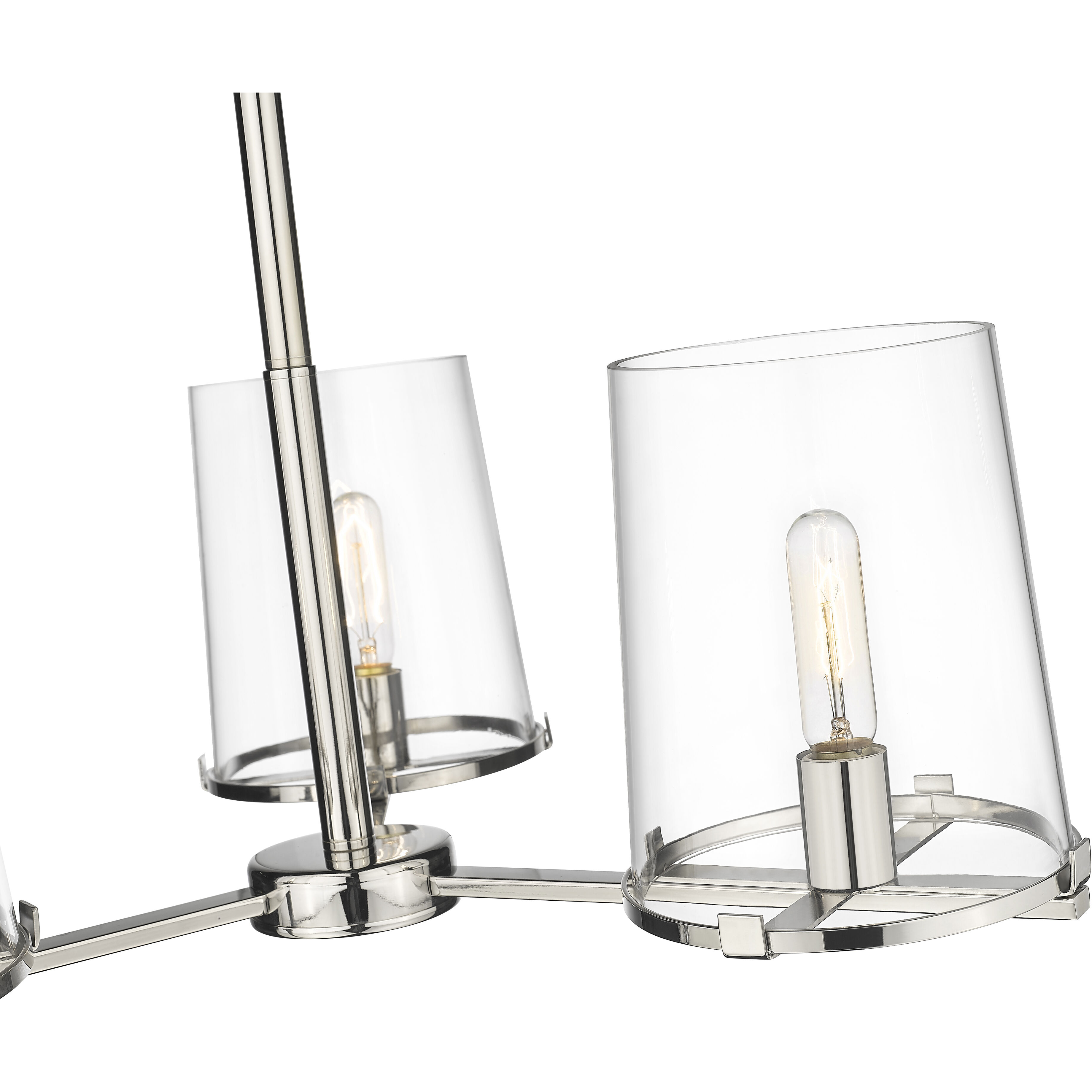 Callista 3 Light 28 inch Polished Nickel Chandelier Ceiling Light