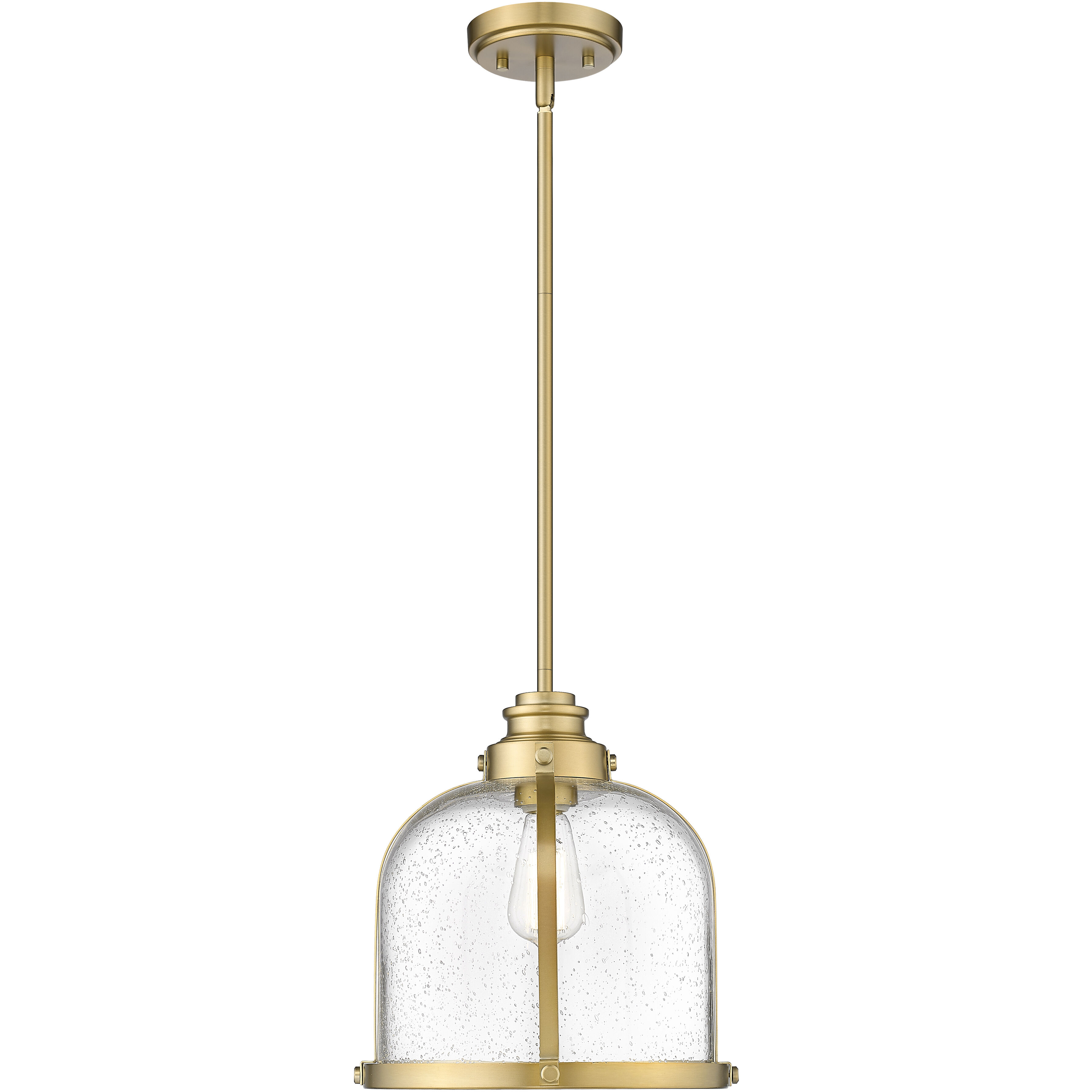 Burren 1 Light 12.25 inch Heritage Brass Pendant Ceiling Light