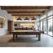 Melange 3 Light 52 inch Matte Black Billiard Ceiling Light