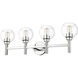 Sutton 4 Light 31.5 inch Chrome Vanity Wall Light