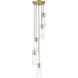 Alton 5 Light 12 inch Modern Gold Chandelier Ceiling Light