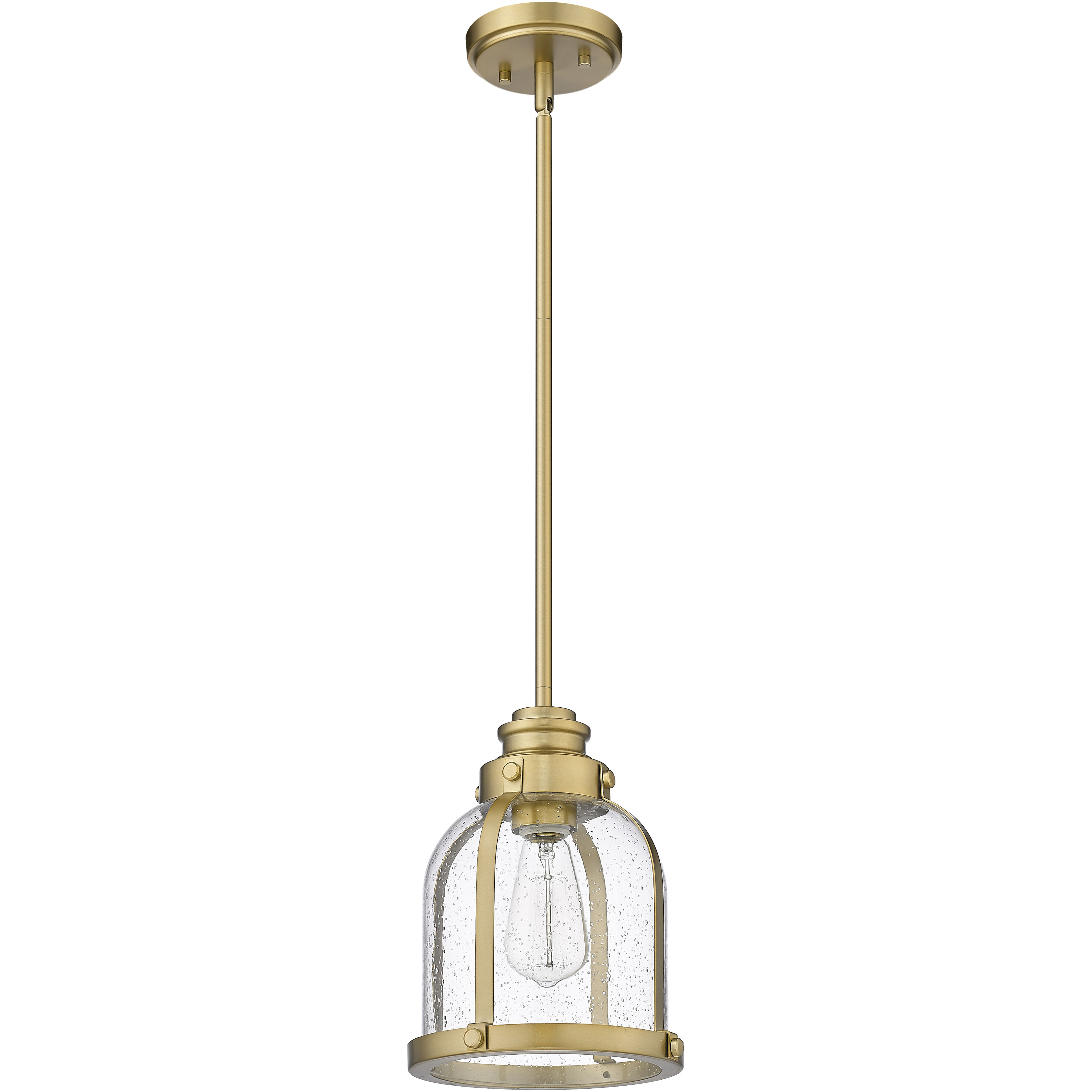 Burren 1 Light 8.75 inch Heritage Brass Pendant Ceiling Light