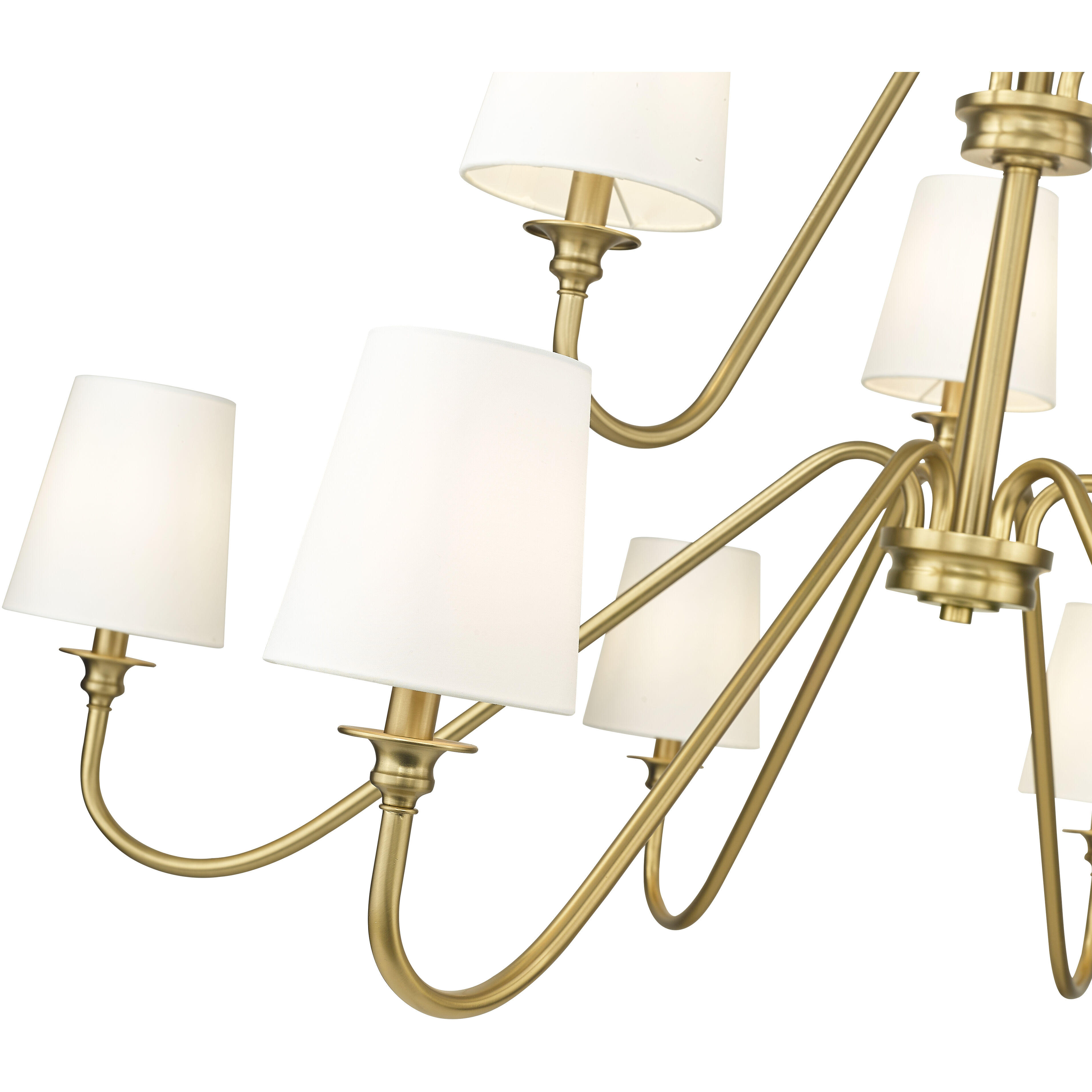 Gianna 9 Light 46 inch Modern Gold Chandelier Ceiling Light