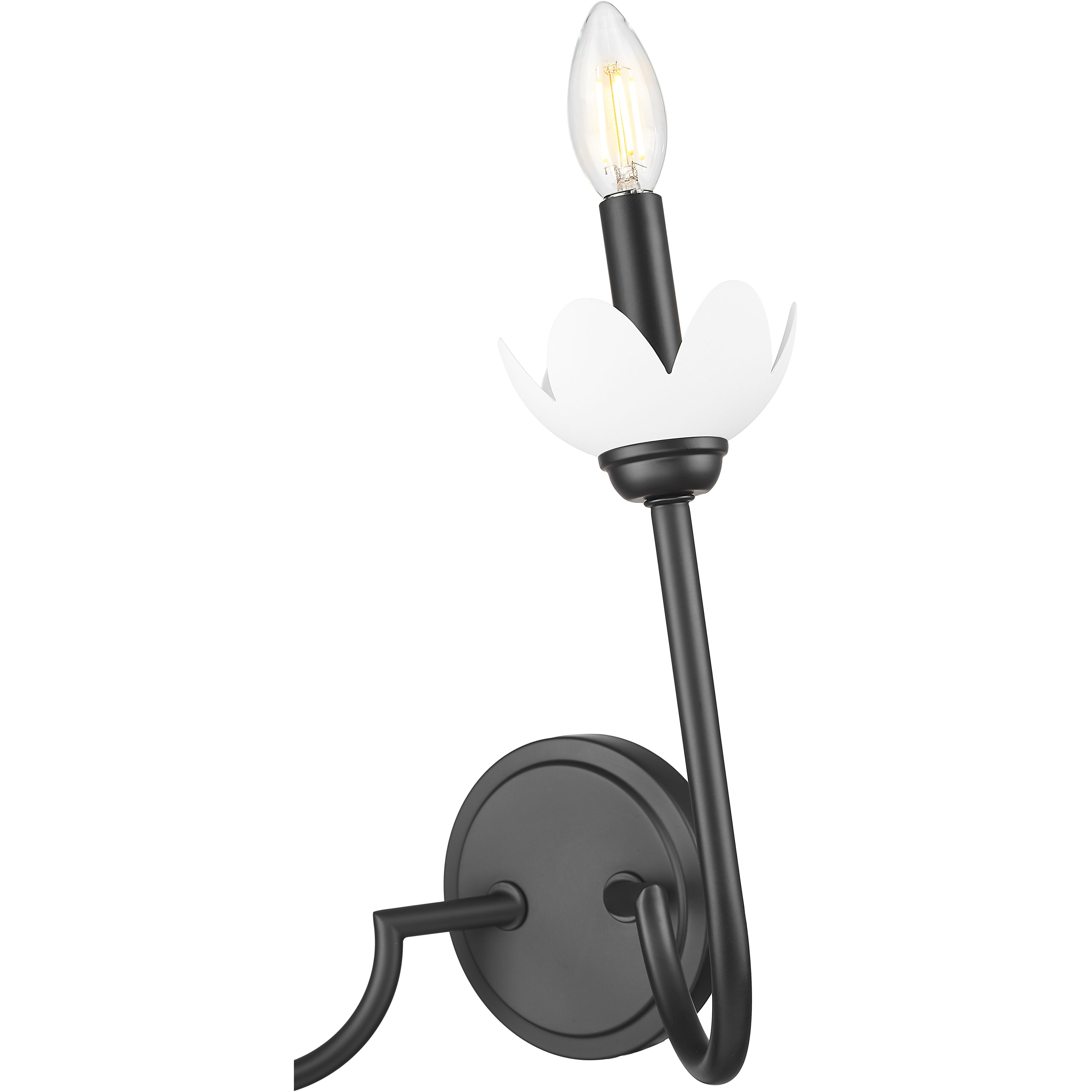 Allistair Wall Sconce Wall Light in Matte Black