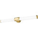 Cooper LED 32 inch Modern Gold Vanity Wall Light