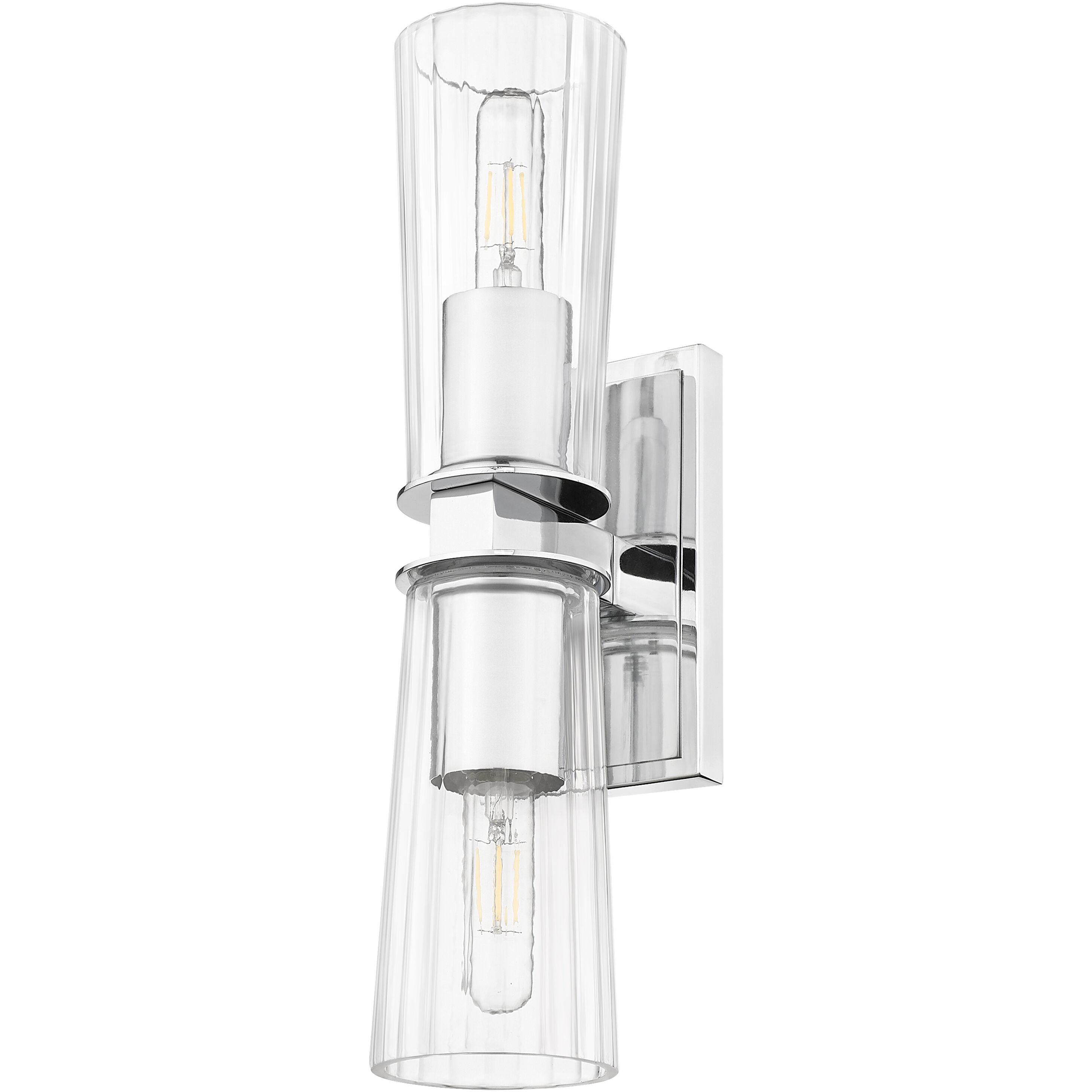 Titus 2 Light 4.5 inch Chrome Wall Sconce Wall Light