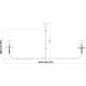Tova 2 Light 63.75 inch Matte Black Linear Chandelier Ceiling Light