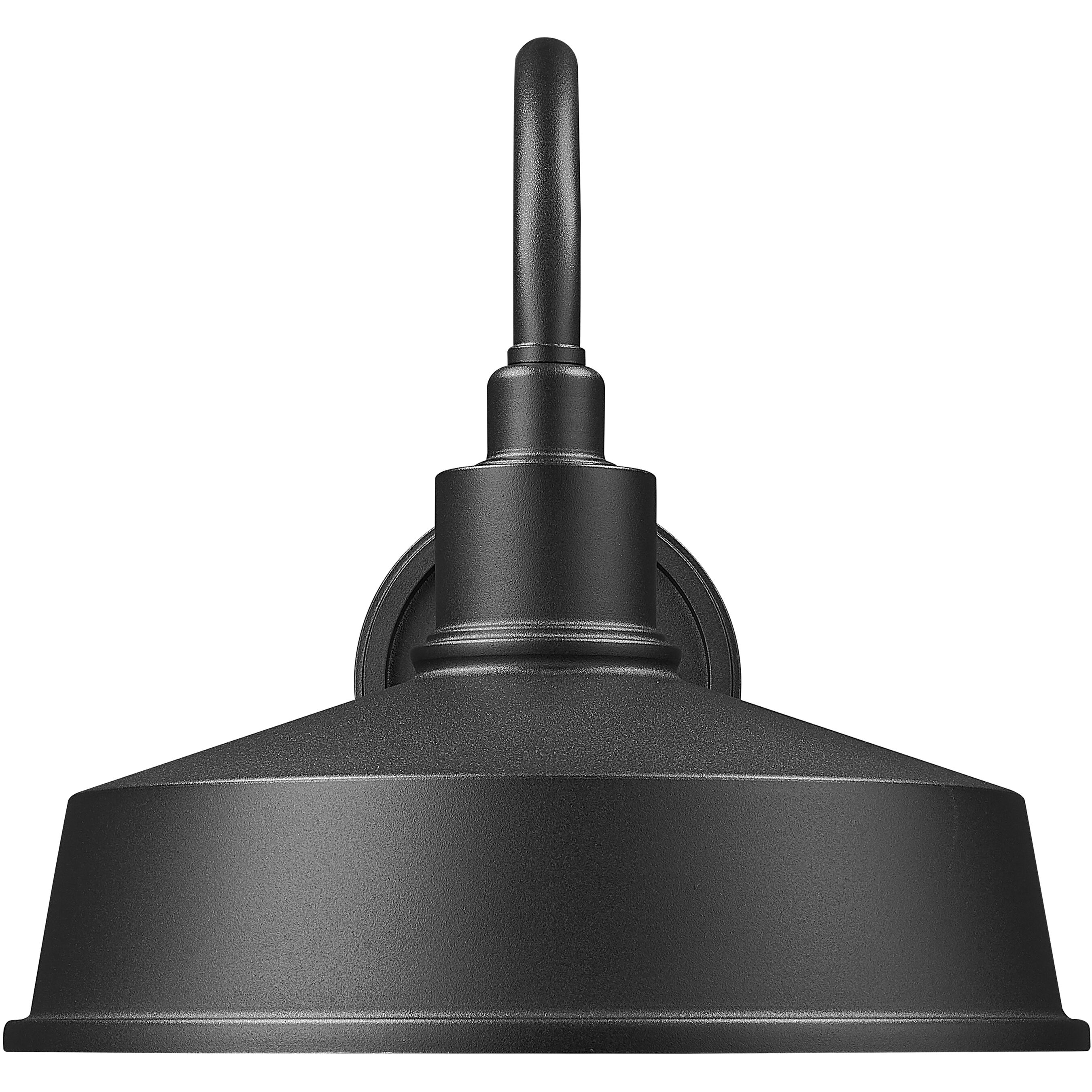 RLM 1 Light 12.5 inch Sand Black Outdoor Wall Light