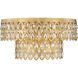 Dealey 12 Light 24 inch Heirloom Brass Flush Mount Ceiling Light