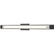 Chase LED 43 inch Matte Black Bath Vanity Light Wall Light