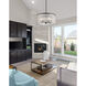 Glacier 5 Light 19 inch Matte Black Pendant Ceiling Light